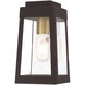 Oslo 1 Light 10 inch Bronze Outdoor Wall Lantern