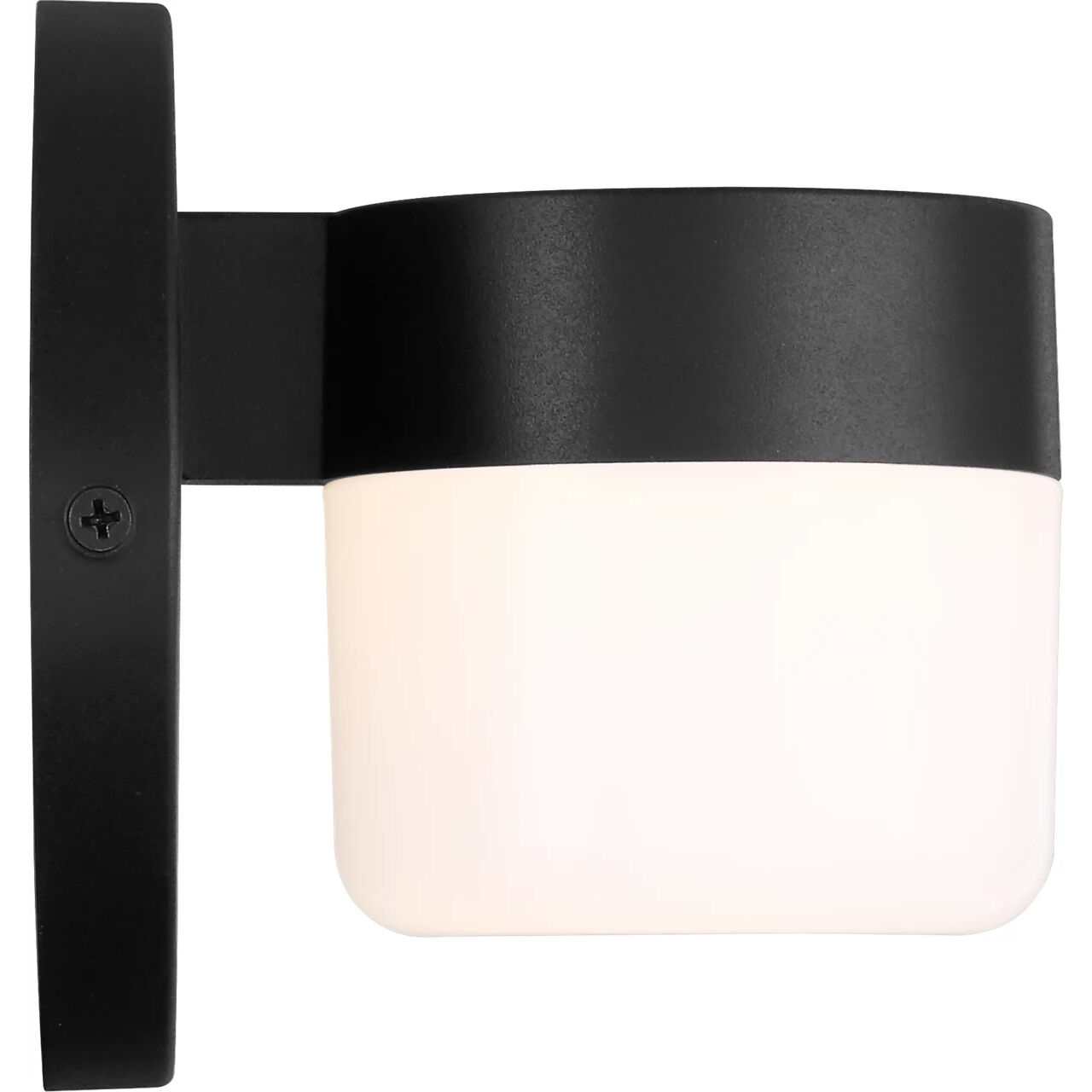 Kinwood LED Textured Black Outdoor Wall Lantern