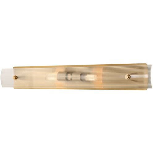 Elmhurst 2 Light 5 inch Warm Brass Vanity Sconce Wall Light