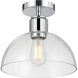 Knightsdale 1 Light 10 inch Chrome Semi-Flush Mount Ceiling Light