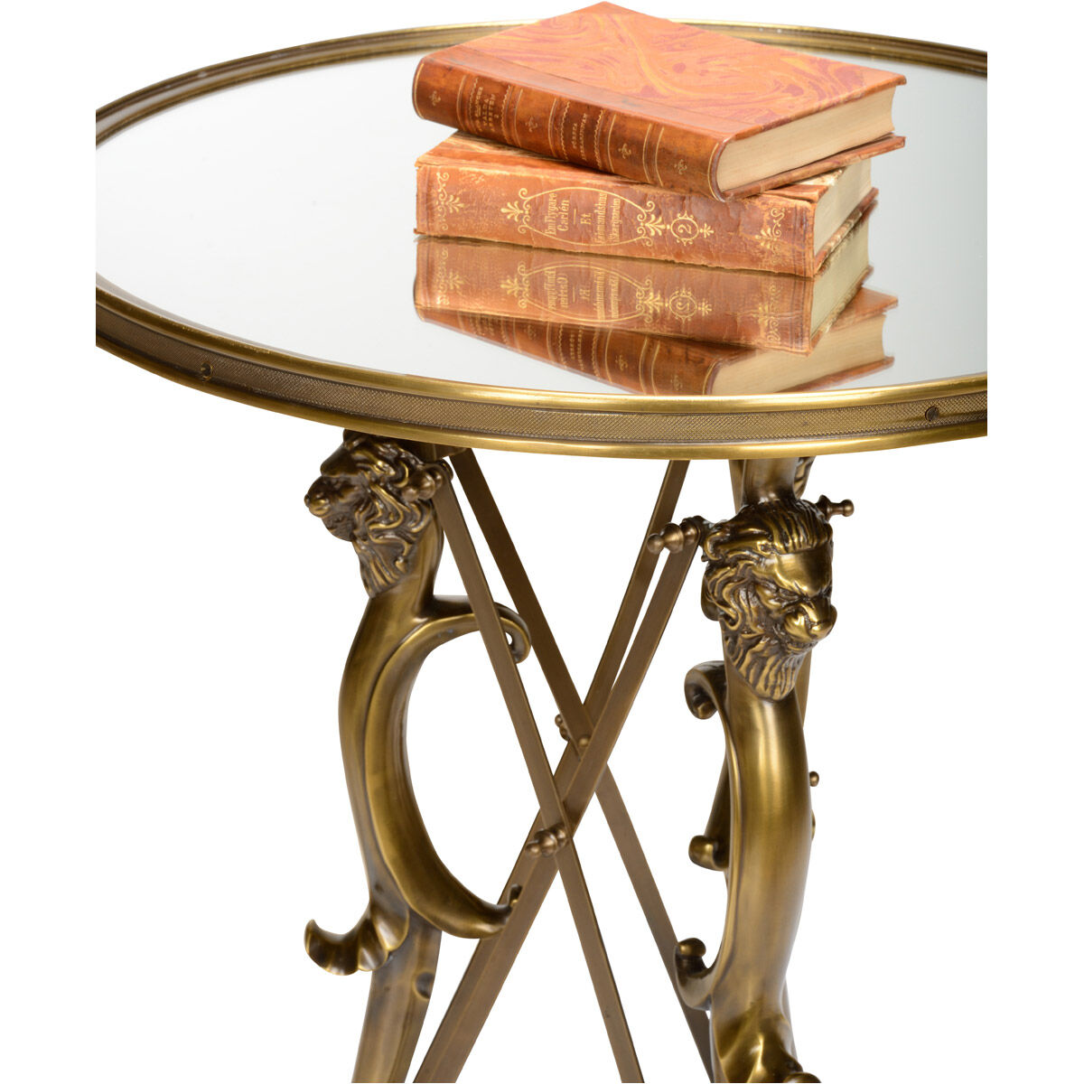 Wildwood Antique/Mirror Side Table