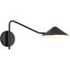 Alora Mood Ashford 1 Light 8.75 inch Matte Black Wall Sconce Wall Light