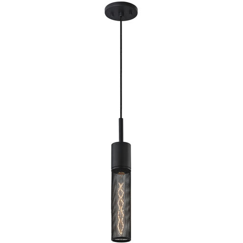 Gotham 1 Light 2.75 inch Textured Black Pendant Ceiling Light