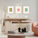 Happy Dance III Teal and Green and Pink and Beige Framed Art, Propac