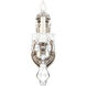 La Scala 1 Light 8 inch Antique Silver Wall Sconce Wall Light in Antique Silver Cast