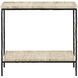Boyles 24 X 21.5 inch Natural and Black Side Table, Marjorie Skouras Collection