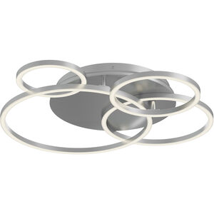 Orbit LED 24 inch Satin Nickel Semi-Flush Mount Ceiling Light