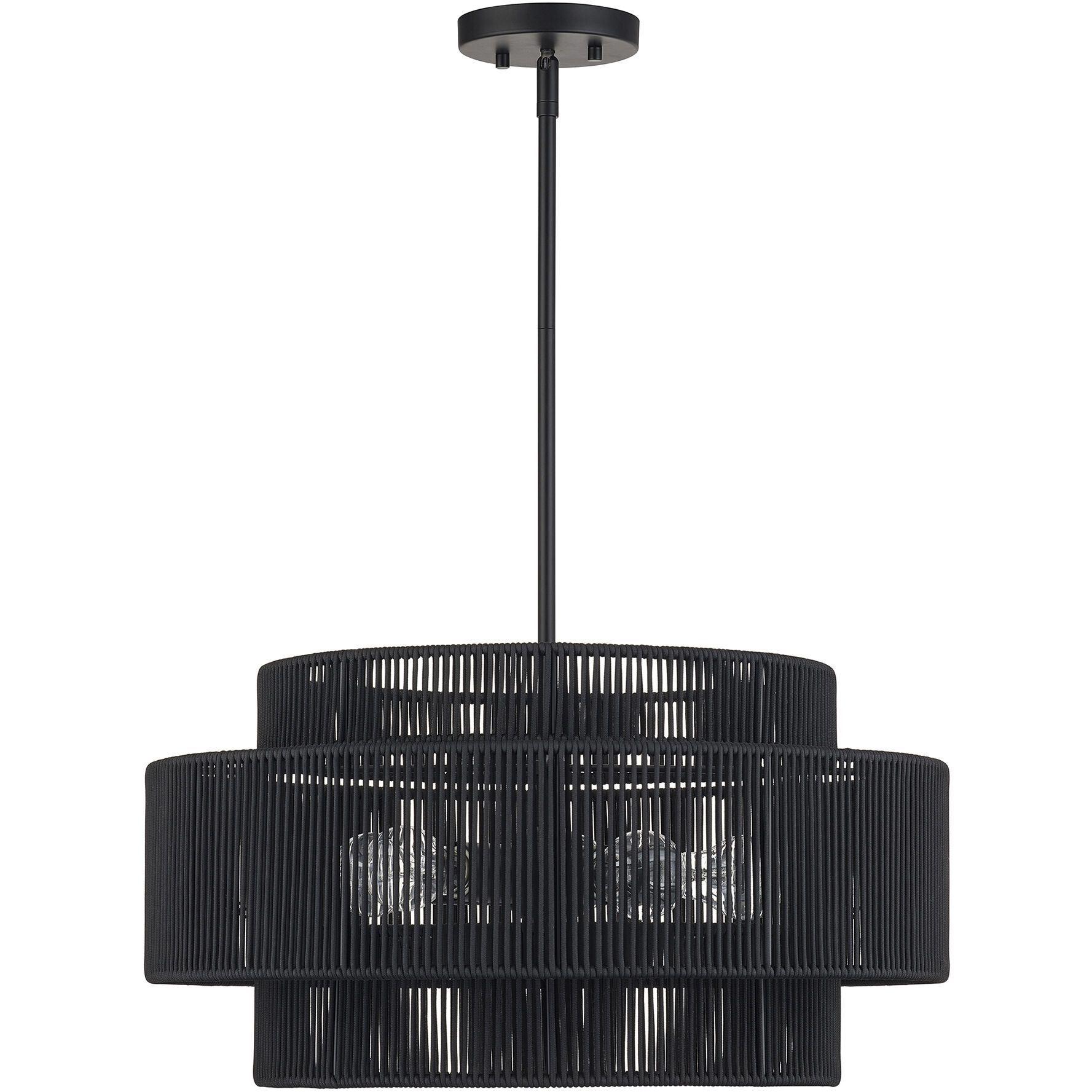 Acordia 5 Light 22 inch Black Pendant Chandelier Ceiling Light