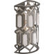 Hexly 1 Light 11 inch Bronze and Sultry Silver Wall Sconce Wall Light