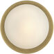 Audrey LED 5.25 inch Heritage Brass Bath Light Wall Light