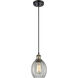 Ballston Eaton 1 Light 6 inch Black Antique Brass Mini Pendant Ceiling Light, Ballston