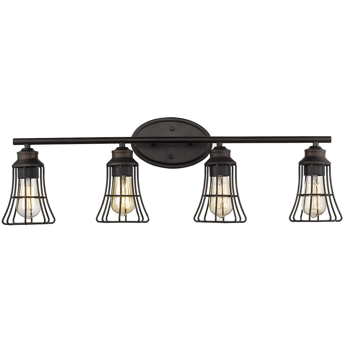 Piers 4 Light 32 inch Oil-Rubbed Bronze Vanity Light Wall Light
