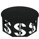 Dollar 39 X 39 inch Matte Black Coffee Table