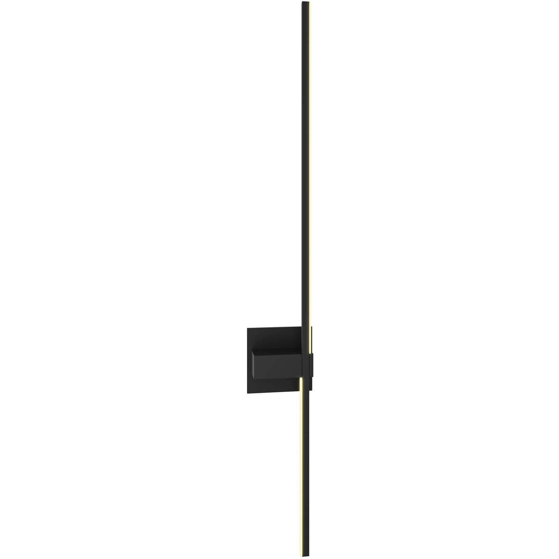 Aries LED 3.02 inch Black ADA Sconce Wall Light, Linear