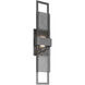 Sasha LED Argento Grey Outdoor Sconce