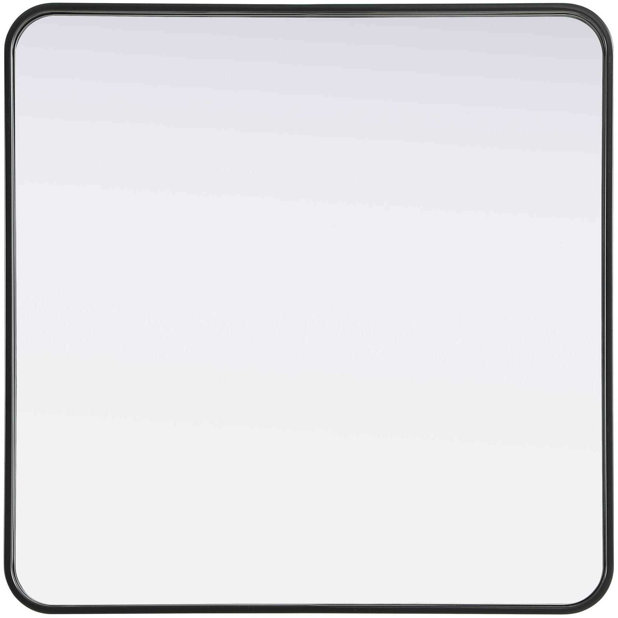 Remy 30 X 30 inch Black Mirror