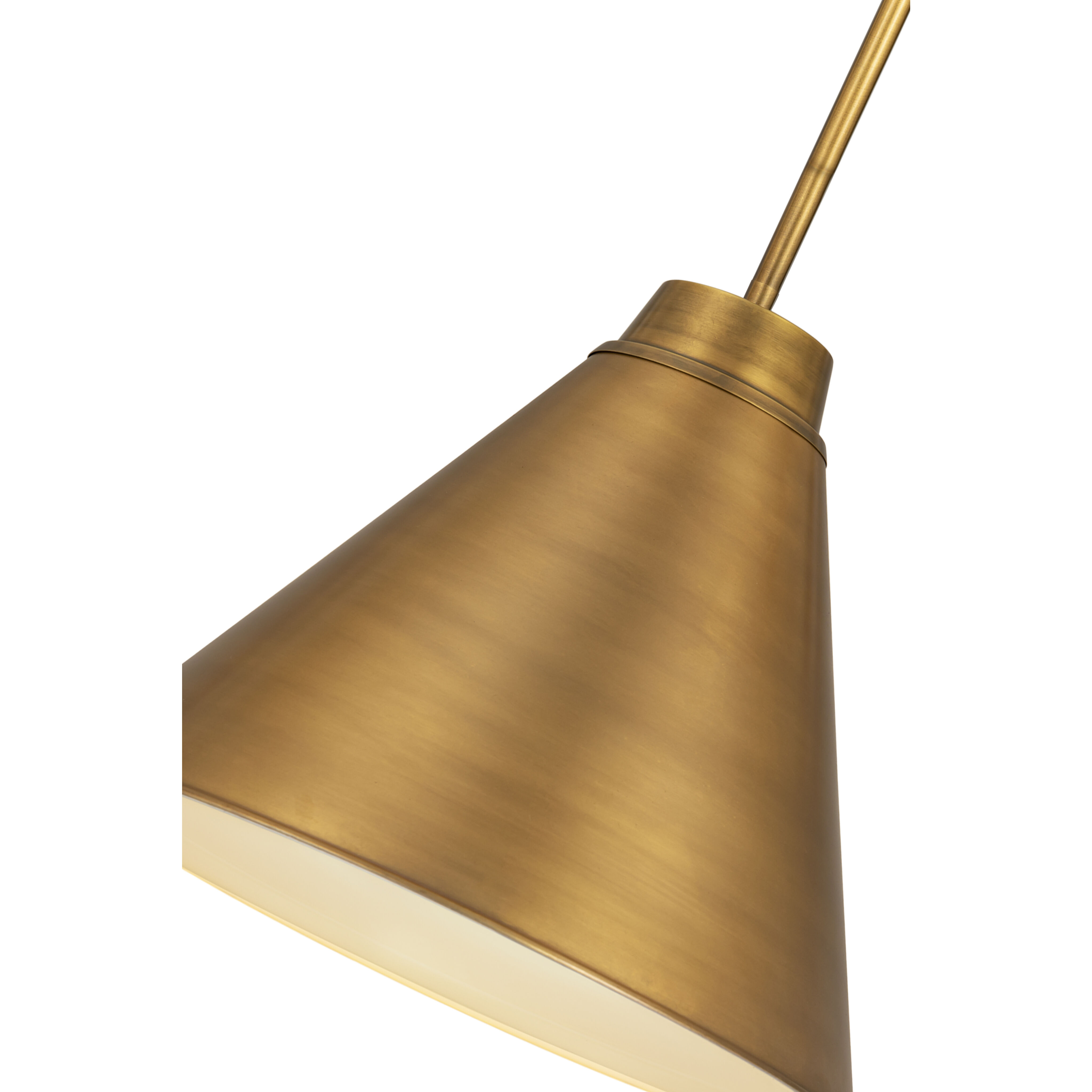 Eaton 1 Light 18 inch Rubbed Brass Pendant Ceiling Light