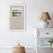 Moody Seas Blue and Multi and Teal and Neutral Framed Art, Propac