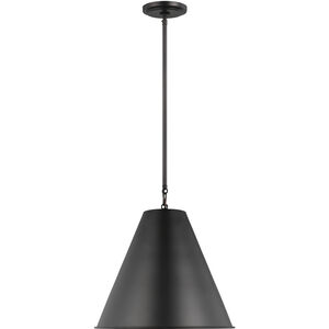 TOB by Thomas O'Brien Gordon LED 15.25 inch Midnight Black Pendant Ceiling Light