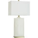 Choi 32.75 inch 100.00 watt Ivory Table Lamp Portable Light