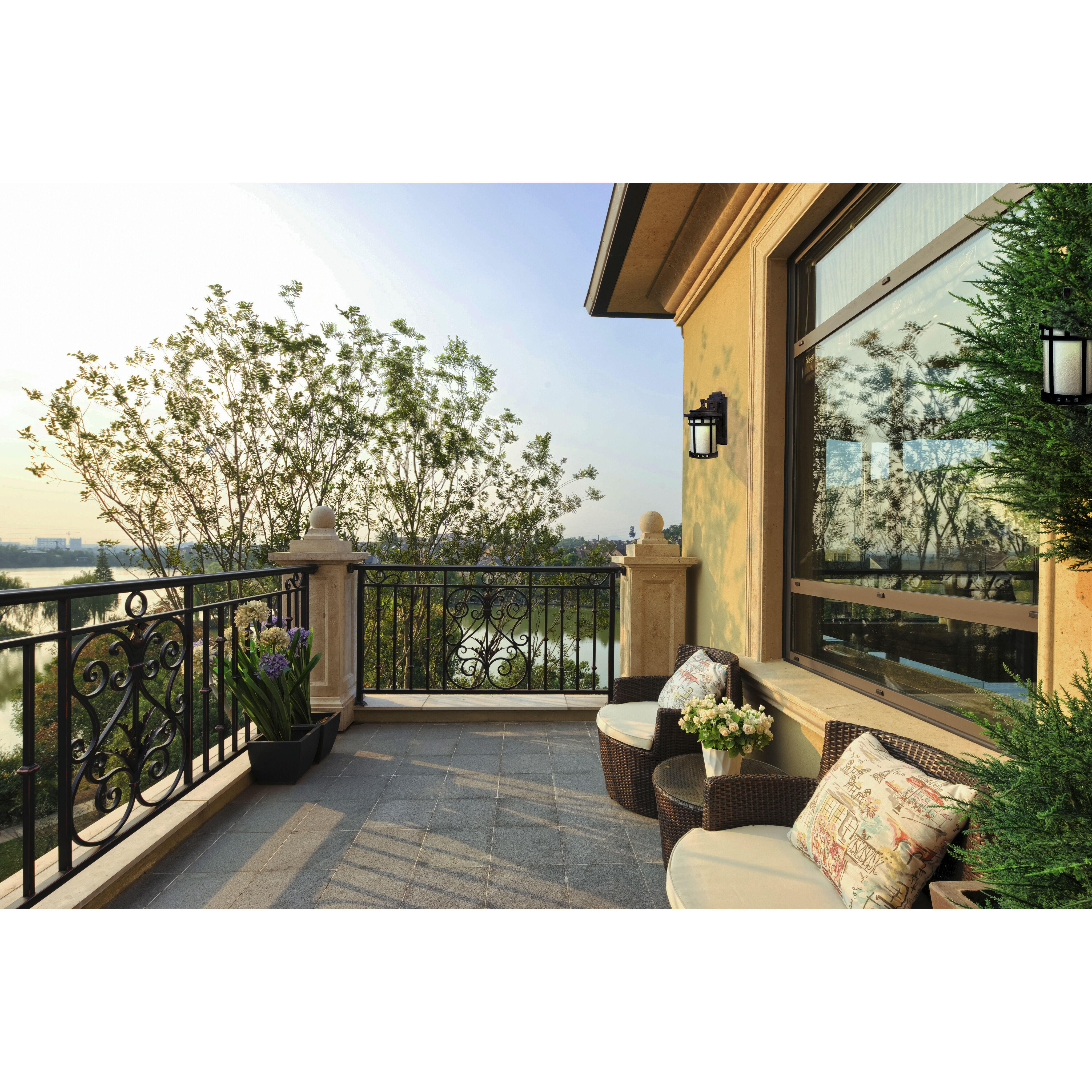 Santa Barbara Dark Sky 1 Light 16 inch Sienna Outdoor Wall Mount