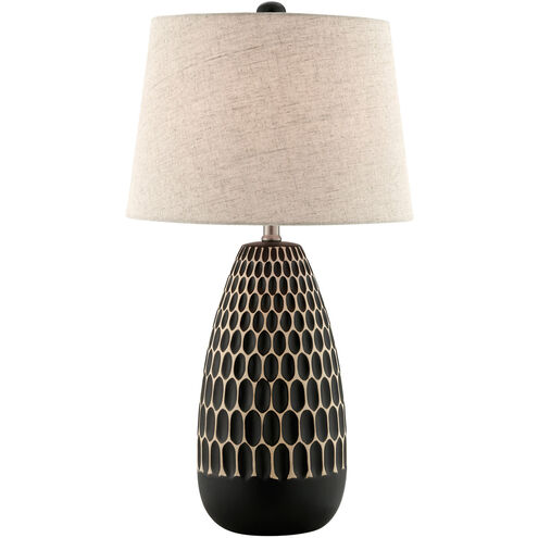 Rupali 29 inch 150.00 watt Black Table Lamp Portable Light