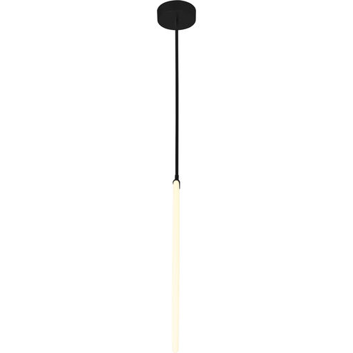 Hoops LED 5 inch Black Chandelier Ceiling Light