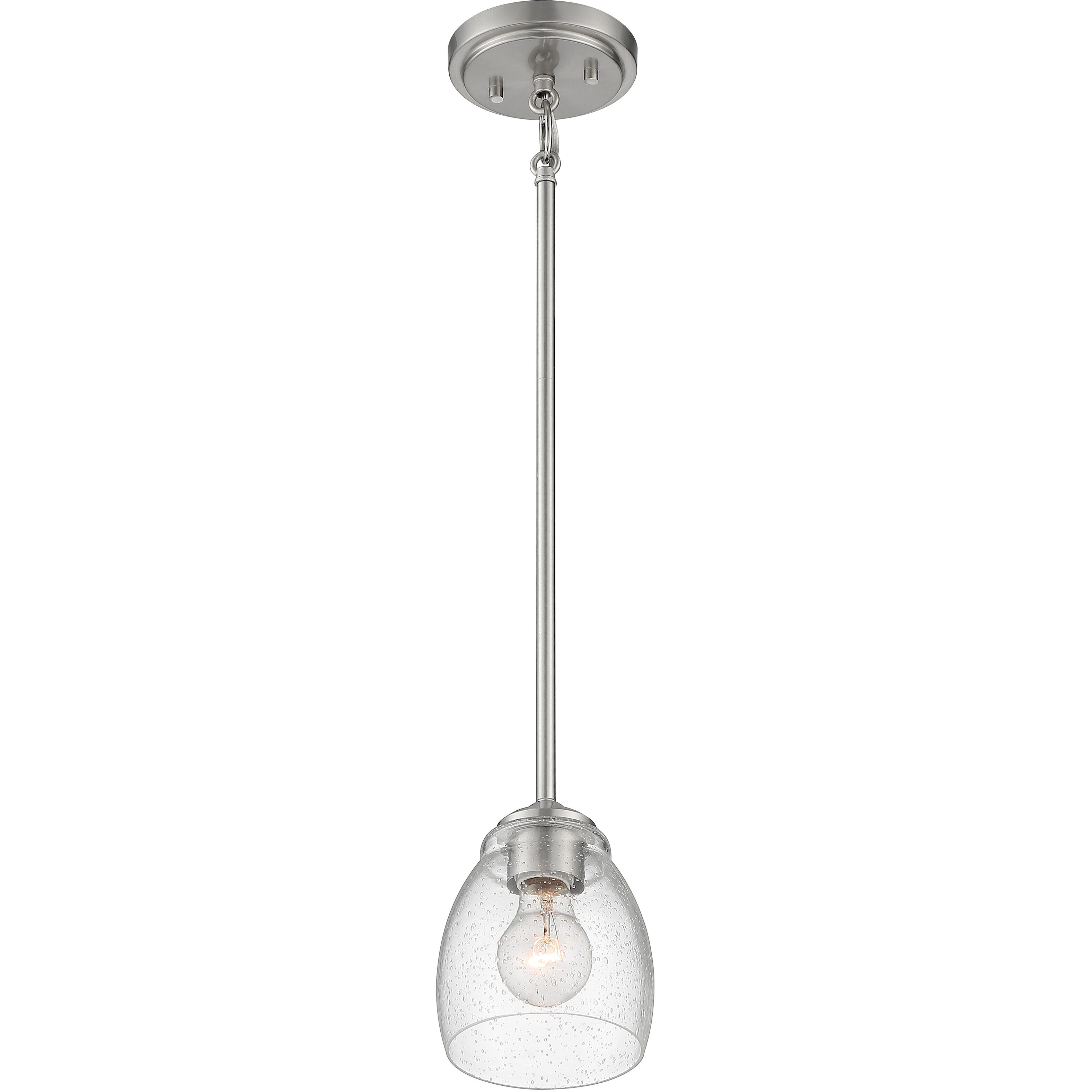 Winsley 1 Light 5.38 inch Brushed Nickel Pendant Ceiling Light