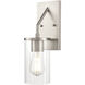Beverlly Indoor Wall Sconce Wall Light in Brushed Nickel