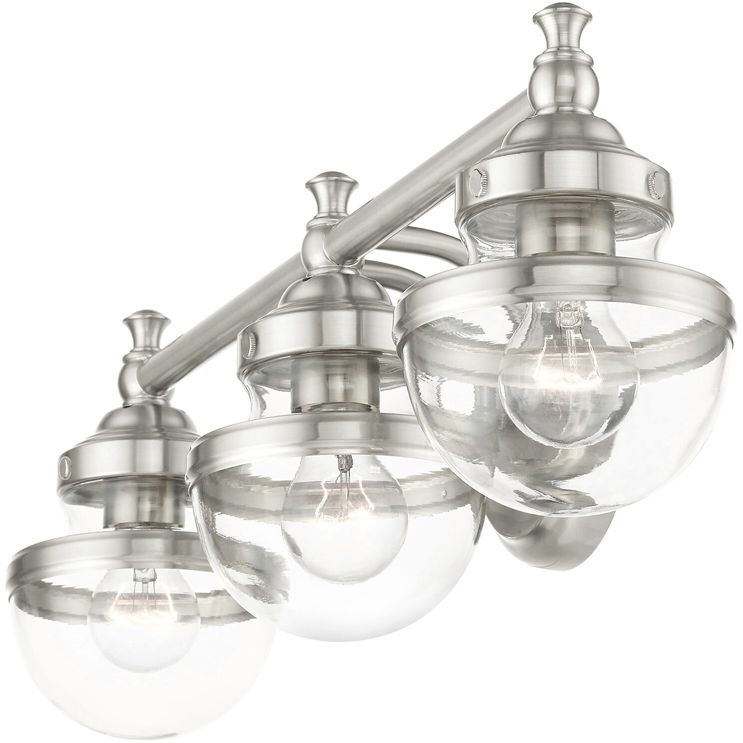 Oldwick 3 Light 24 inch Brushed Nickel Vanity Sconce Wall Light