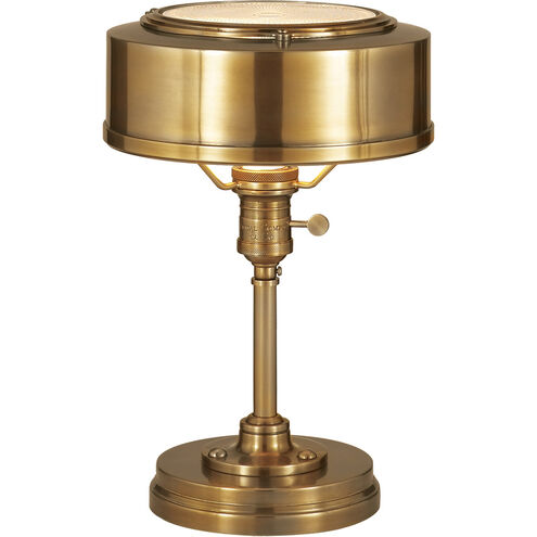 Thomas O'Brien Henley 13 inch 60 watt Hand-Rubbed Antique Brass Task Lamp Portable Light