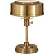 Thomas O'Brien Henley 13 inch 60.00 watt Hand-Rubbed Antique Brass Task Lamp Portable Light