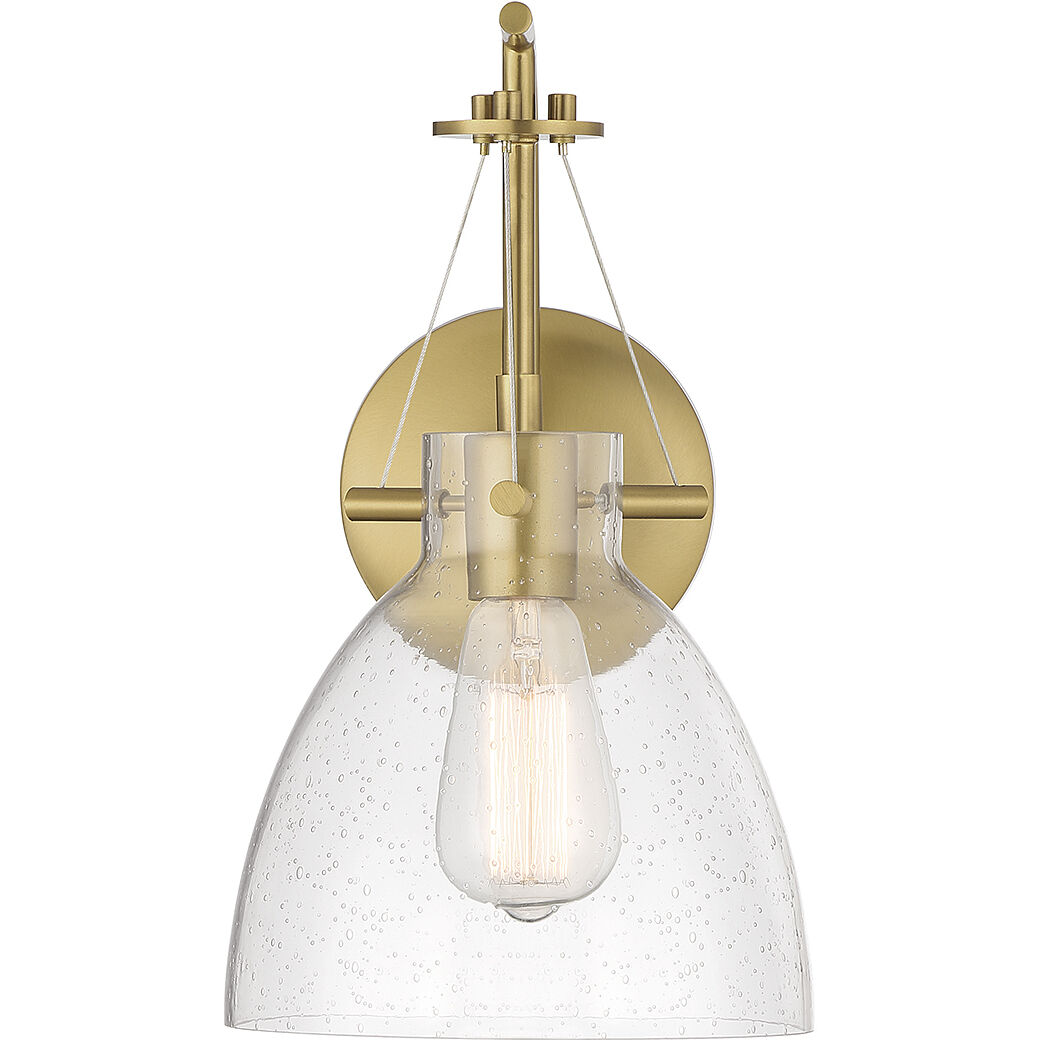 Foster 1 Light 8 inch Warm Brass Wall Sconce Wall Light