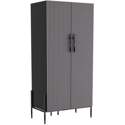 Thurman 36.5 inch Graphite Cabinet