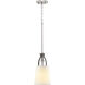 Nealy 1 Light 7.25 inch Brushed Nickel Mini-Pendant Ceiling Light