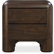 Rowan 24 X 24 inch Dark Brown Nightstand