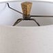 Midas 35.25 inch 100 watt Antique Brass Buffet Lamp Portable Light