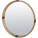 Zion 36 X 36 inch Antique Bronze / Seaside Natural Mirror