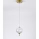Canada Pendant Ceiling Light in Brass