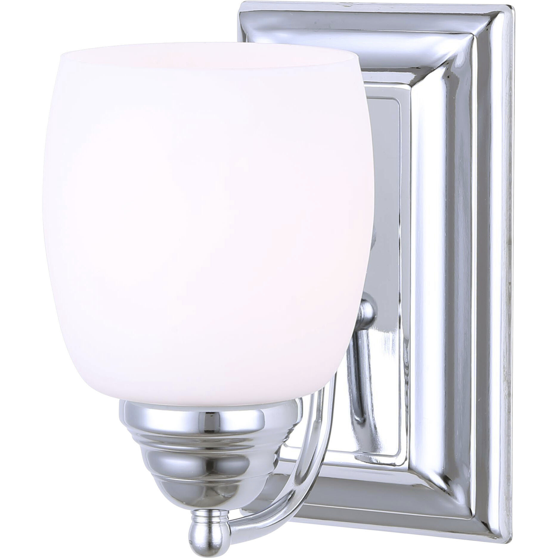 Griffin 1 Light 8 inch Chrome Vanity Light Wall Light