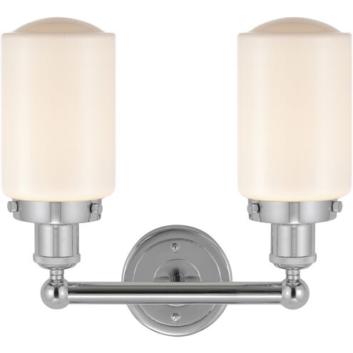 Dover 2 Light 15.5 inch Polished Chrome Bath Vanity Light Wall Light