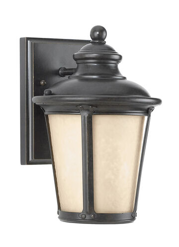 Cape May 1 Light 10.5 inch Burled Iron Outdoor Wall Lantern, Small