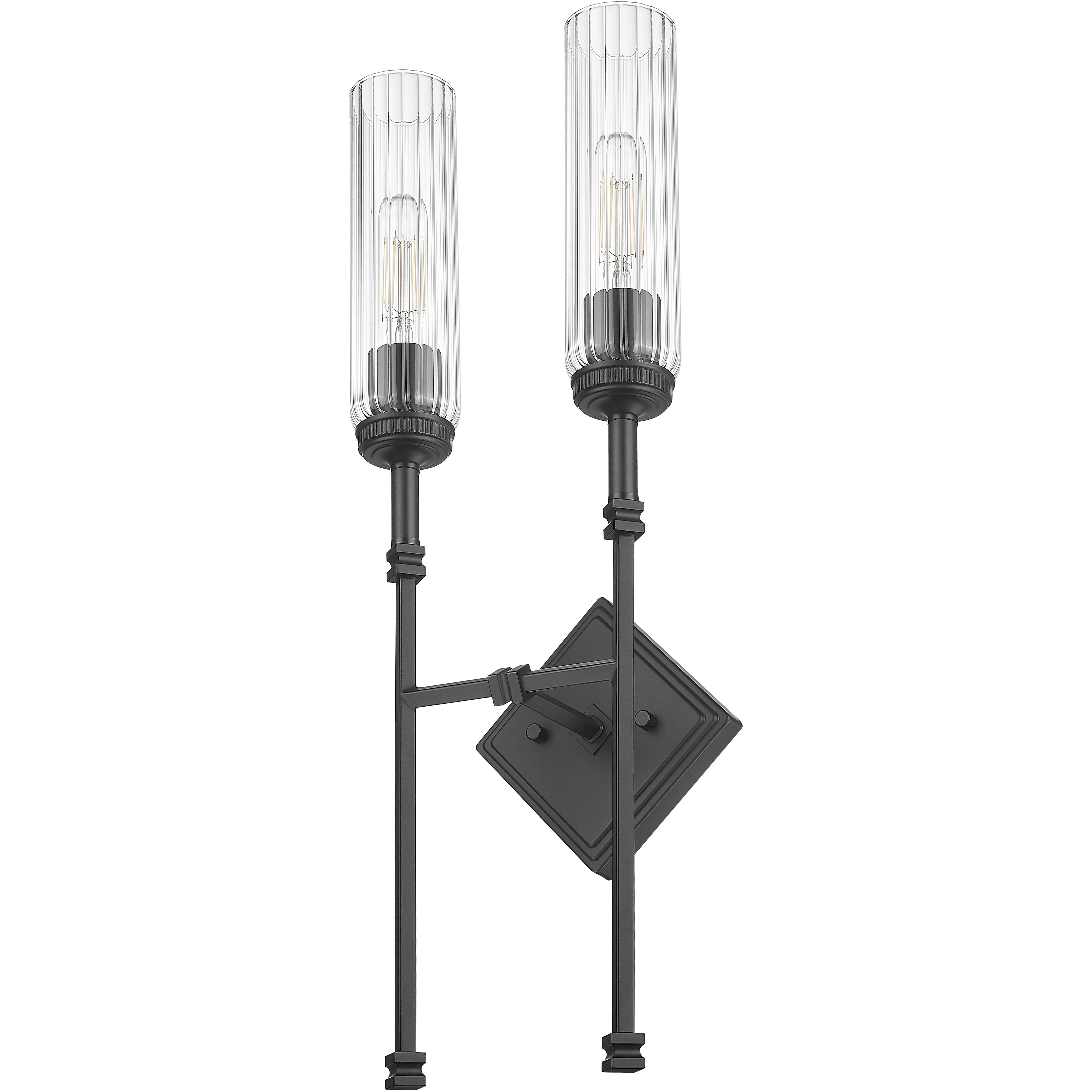 Esme Wall Sconce Wall Light in Matte Black