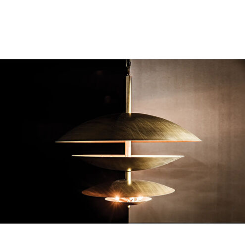 Nora 8 Light 30 inch Aged Brass Chandelier Ceiling Light