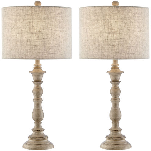 Aspen 27 inch 100.00 watt Brown Wash Table Lamp Portable Light