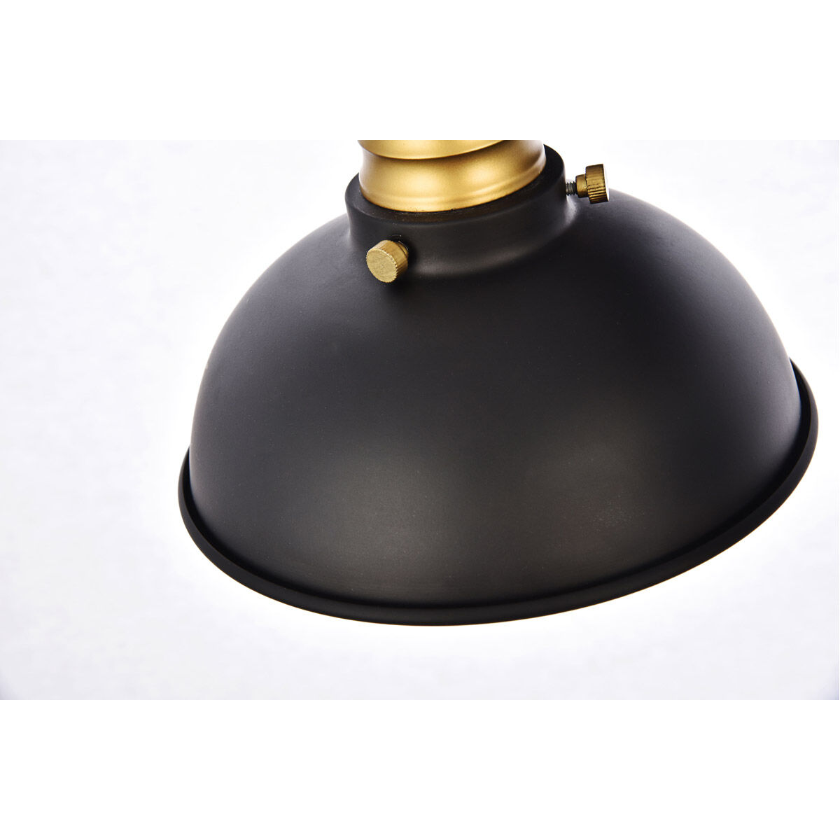 Anders 3 Light 27 inch Black and Brass Wall Sconce Wall Light