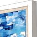 Waterside Collection Lacquered White Wood Shadow Box Style Framed Art