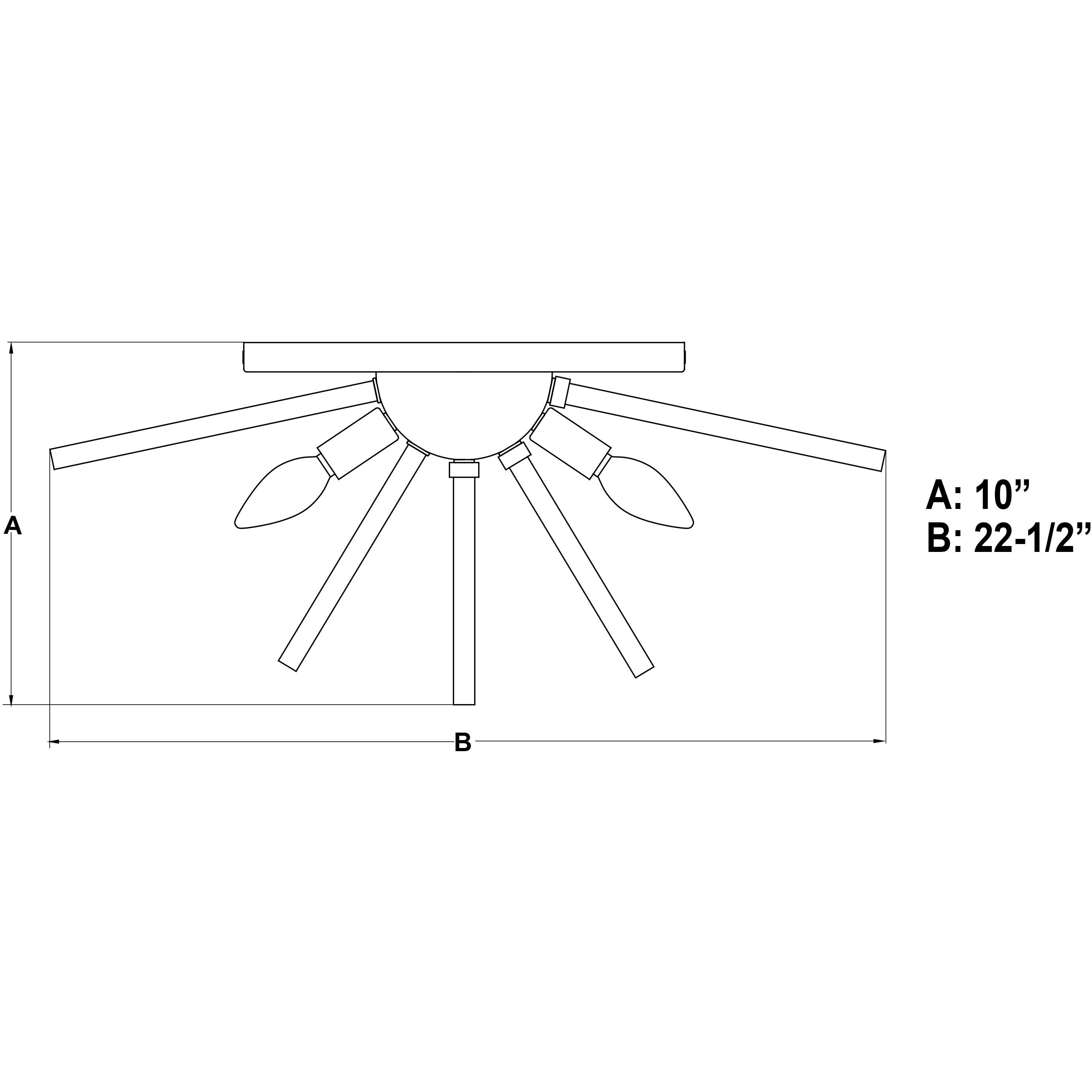 Aria LED 22.5 inch Natural Brass Flush Mount Ceiling Light