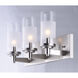 Crescendo 3 Light 18 inch Satin Nickel Wall Sconce Wall Light