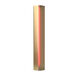 Gallery 3 Light 4.3 inch Modern Brass ADA Sconce Wall Light in Red, Small